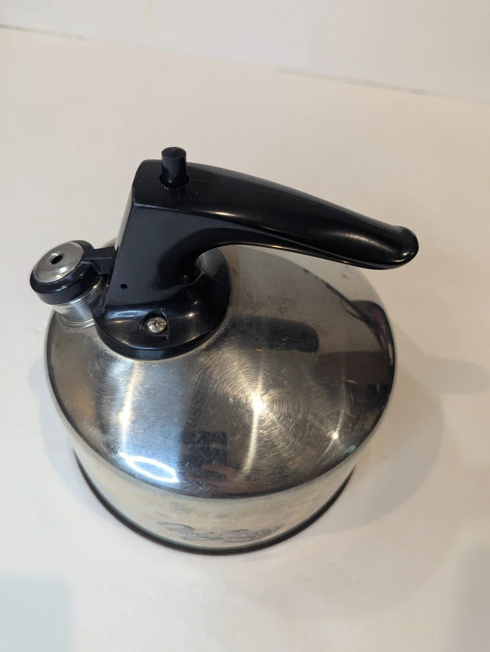 Paul Revere Ware1801  Vintage Small Whistling Teapot Kettle Copper Bottom